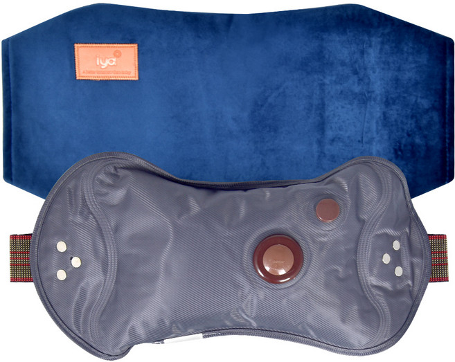 iya 벨벳 온수 전기 찜질기 GN001, HB-DB22, 딥블루