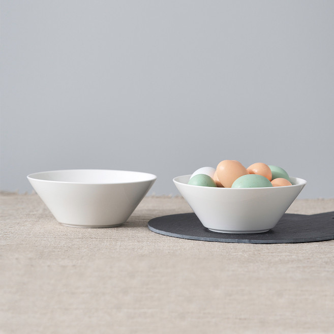BOWLBOWL 都會日常麵碗, 2個, 亞麻白