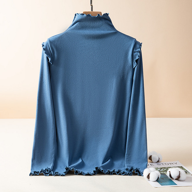 스타 프릴 기모 임부 목티셔츠