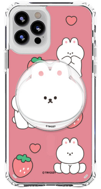 트라이코지 바니 푸드 젤하드 맥세이프 휴대폰 케이스 + 맥세이프 스마트톡 세트