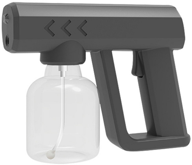무선 자동 소독 나노분사 스프레이건 300ml, GDA 365 PLUS(블랙)