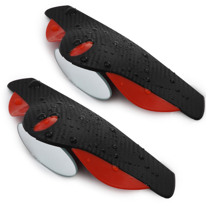 삼에스 빗물막이 방수 자동차 멀티 보조미러 좌우 세트 C55, 전차종, 1세트