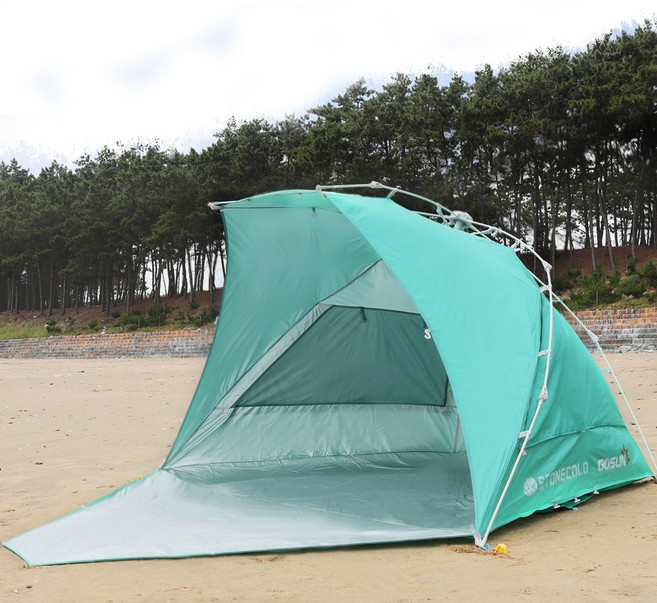 스톤콜드 GOSUN 그늘막텐트 베이직형, 민트, 3~4인용