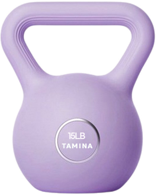 TAMINA SPORTS HDPE 壺鈴 15LB, 1個, 紫色, 6.8kg