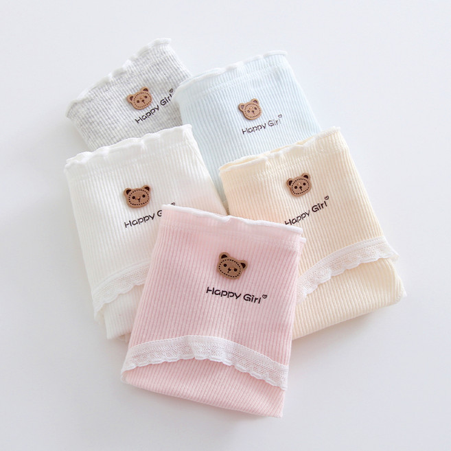 주니데이 학생 팬티 파스텔 테디 5종