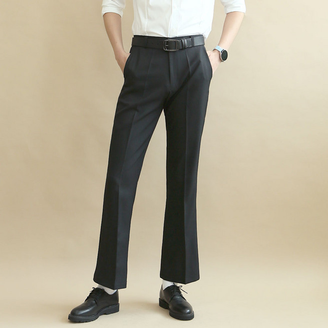 블루포스 남성용 세느빈 부츠컷 정장 바지