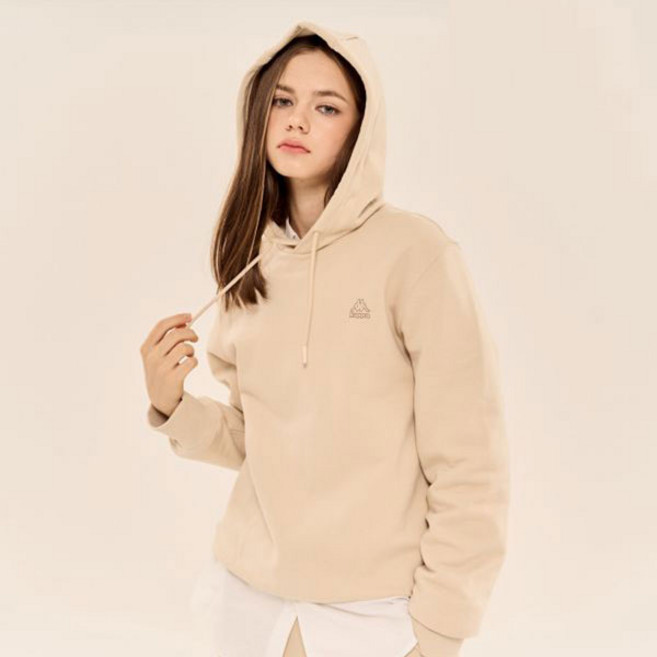 Kappa 男女通用棉質連帽套頭T恤