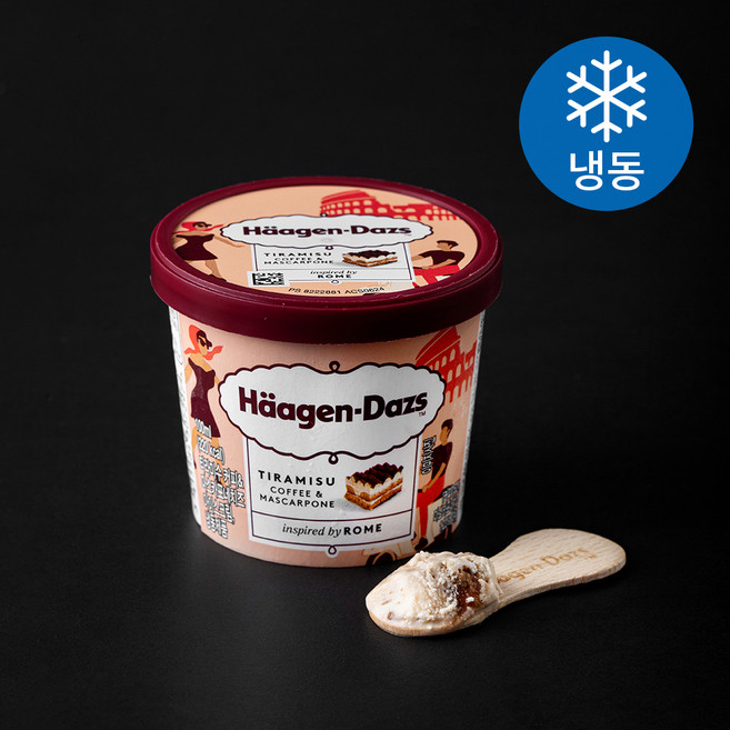 하겐다즈 티라미수 커피 & 마스카포네치즈 컵 아이스크림 (냉동), 1개, 1개입, 100ml