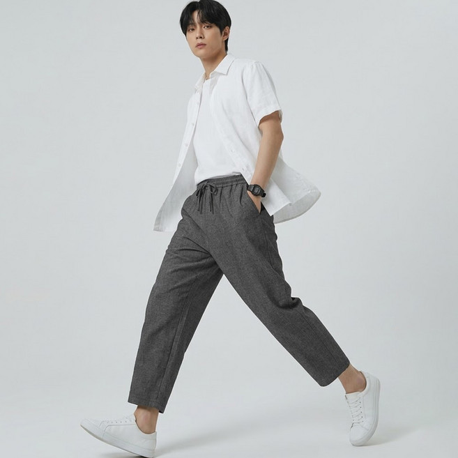 맨즈건 남성용 빈스 항아리 슬랙스 빈티지 바지 10266