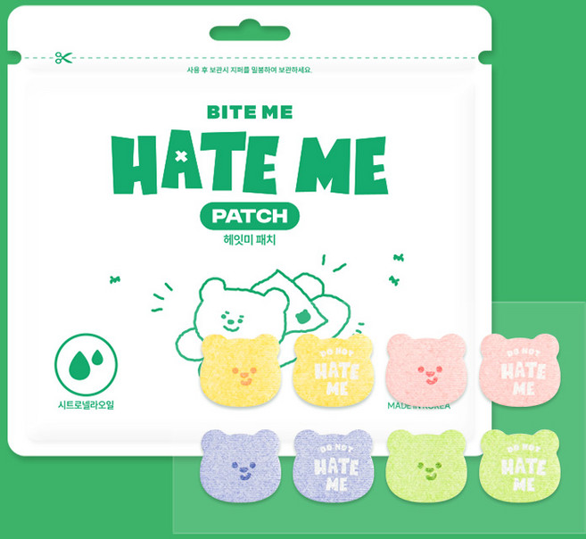 바잇미 헤잇미 패치 5ml x 24p 세트, 혼합색상, 1세트, 1ml