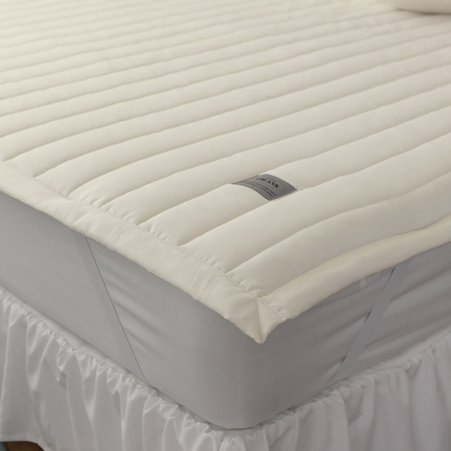 이블랑 국내 제조 아르떼 알러지케어 일반형 침대패드, 07 바닐라크림