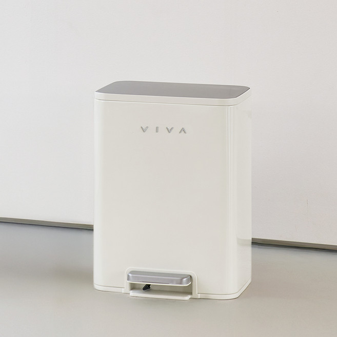 비스비바 페달 데일리 휴지통, {"선택":"11L 바닐라"}