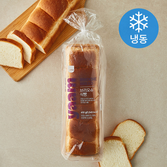 삼립 YAAM 브리오슈 식빵 (냉동), 610g, 1개