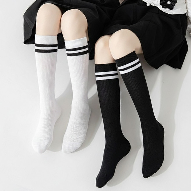 시너싹스 아동용 스포티 링글 메쉬 니삭스 2켤레