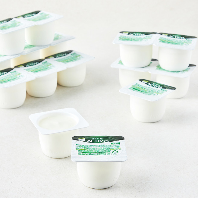 액티비아 컵 플레인, 80g, 16개
