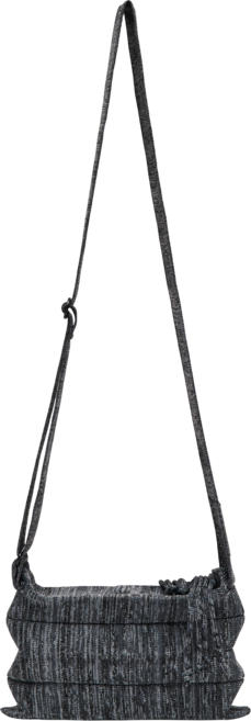 JOSEPH AND STACEY 男女通用 Lucky Pleats 針織波西米亞風斜揹包, Windy Black