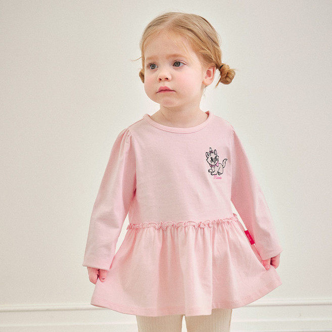 몰리멜리 여아용 디즈니 아리스토캣 마리플레어 티셔츠