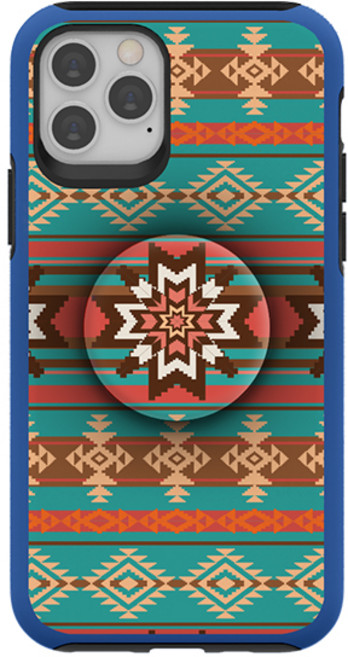 JUST4YOU 24 에스닉 그립 범퍼 휴대폰 케이스