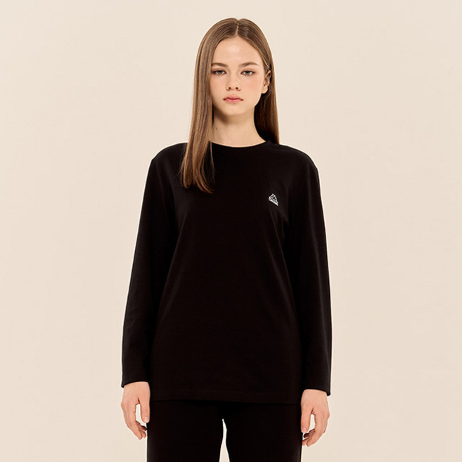 카파 남녀공용 유니 코튼 통기성 긴팔티셔츠