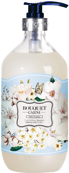 BOUQUET GARNI 香水洗髮精 嬰兒爽身粉香 Baby Powder, 1L, 1瓶