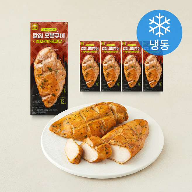 한끼통살 통살 칼집오븐구이 멕시칸바베큐맛 (냉동), 100g, 5개, 1개입