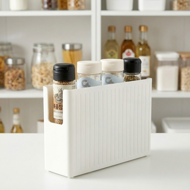 UH홈데코 주방 펜트리 정리함, 화이트, 1개