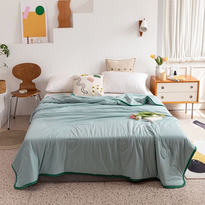 타니 하트 순면 이불, 블루