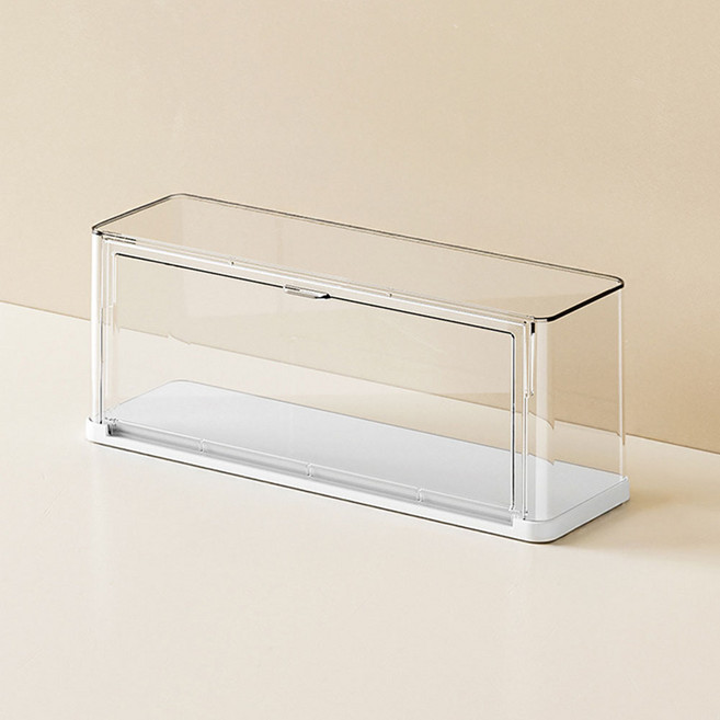 리빙공감 깔끔한 피규어 보관 장식장 케이스, 화이트, 1개