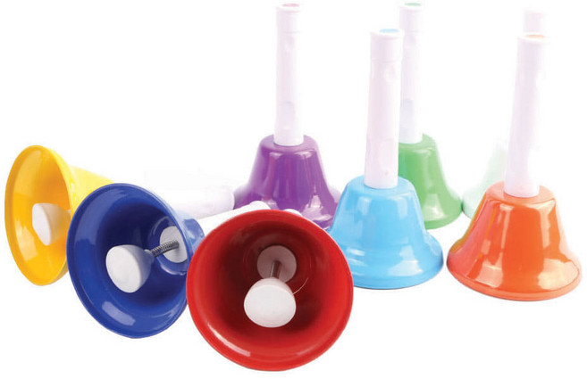 HDC영창 핸드벨 8음 HDB-8, 혼합색상, 1세트