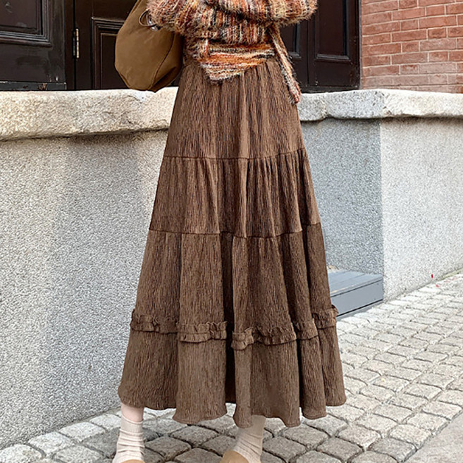 MarketA 女性用Fly冬季喇叭裙