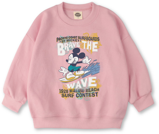 벤힛 아동용 디즈니 미키 오버핏 특양면 맨투맨 스웨트셔츠 DNMKOT2012F