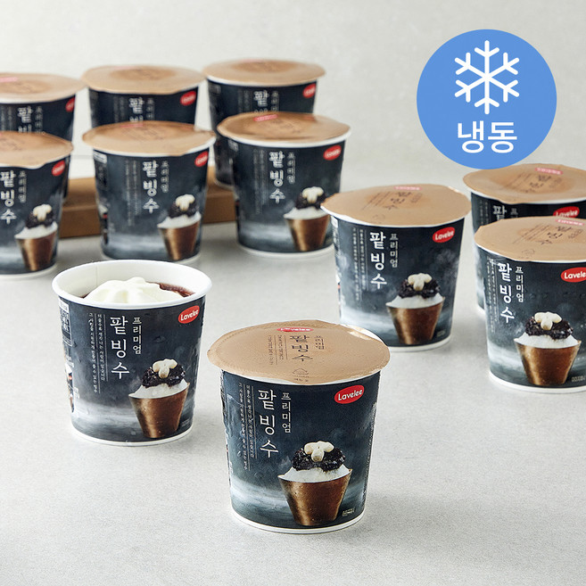 라벨리 프리미엄 팥빙수 (냉동), 15개, 1개입, 230ml