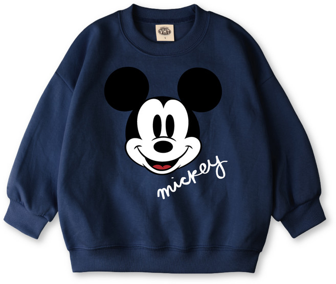 벤힛 아동용 디즈니 미키 오버핏 특양면 맨투맨 DNMKOT2004F