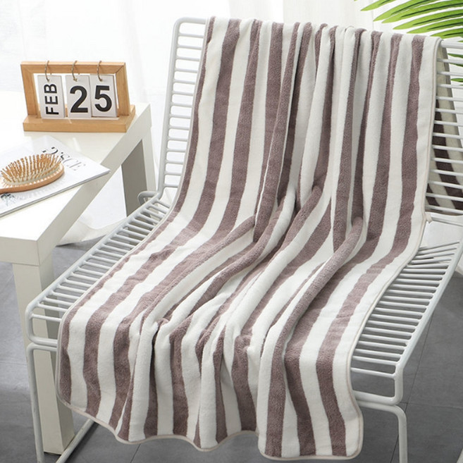 소니오 고리걸이 소프트 샤워 바스타월 289g 폴리에스테르사, 04 퍼플브라운, 1개