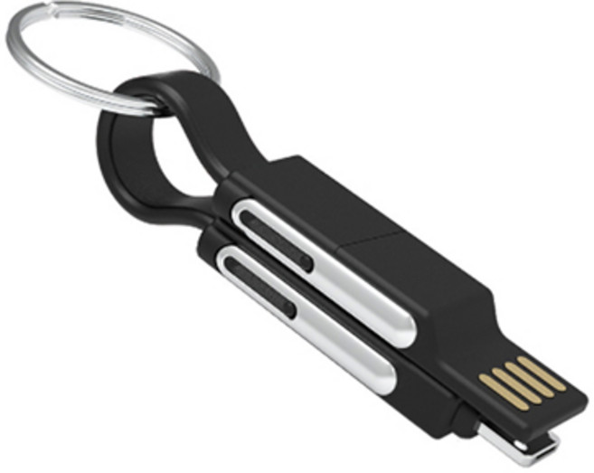 C타입 숏케이블 고속충전 6in1 데이터 케이블, 블랙 블랙, 14cm, 1개