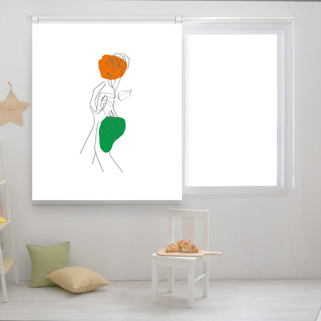 끌래망스 실사 롤스크린 암막