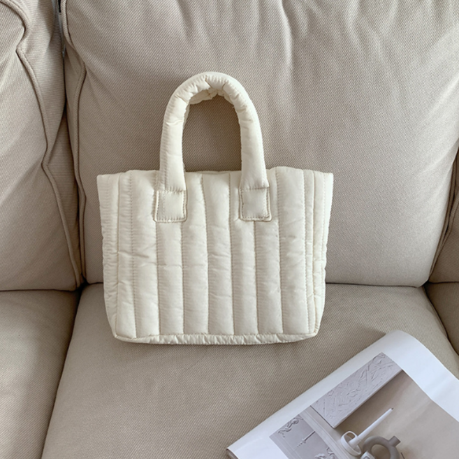 絎縫手提托特包