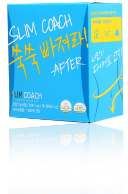 슬림코치 쑥쑥빠져라 건강기능식품, 56정, 1개