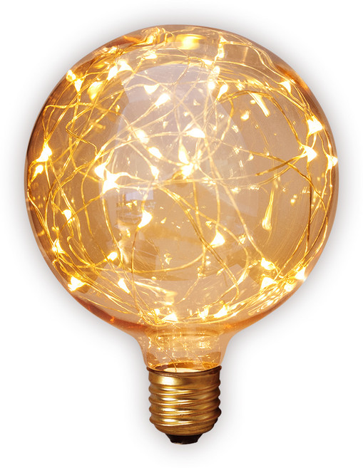 LED 에디슨 램프 은하수 조명 볼구125, 골든글라스