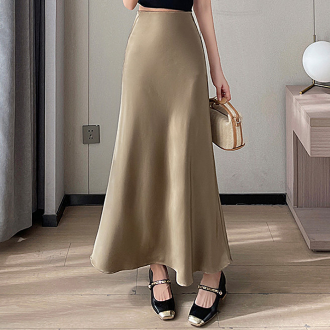 루나걸 여성용 티옵 머메이드 스커트 L25FSK0808AK03