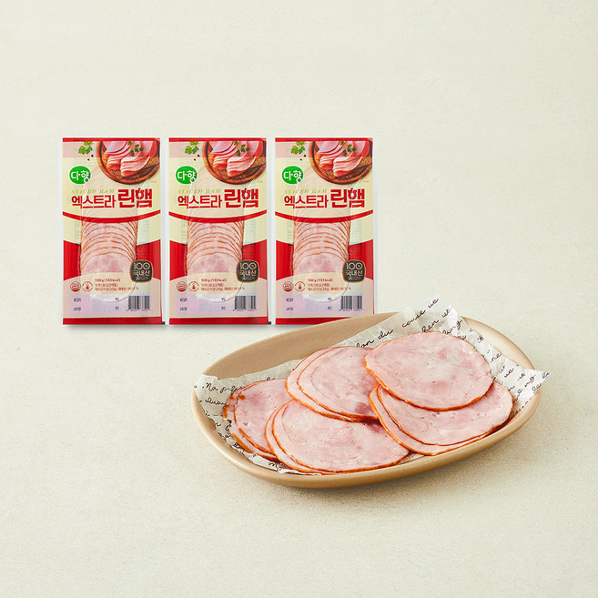 다향 엑스트라 린햄, 100g, 3개