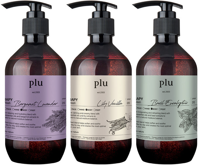 플루 테라피 바디워시 500g x 3종세트, 1세트