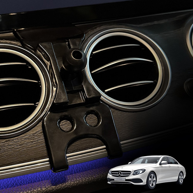 레인윙스 벤츠 E클래스 W213 A238 C238 전용 차량용 핸드폰 거치대 마운트, 블랙, 1개