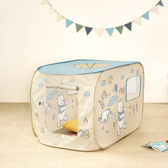 코아코아 아동용 팝업텐트, 푸 피크닉, 1개