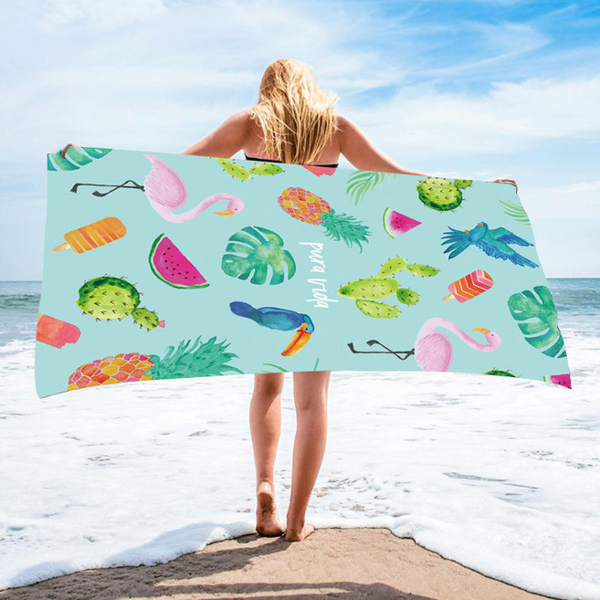 언헤브 피크닉 비치타월 130 x 80 cm, 01 썸머, 1개