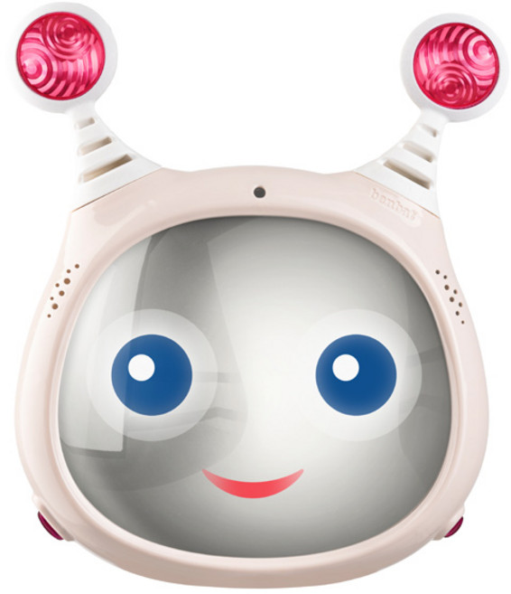 밴밧 올리 베이비 차량용 보조 안전거울, 아이보리, 1개