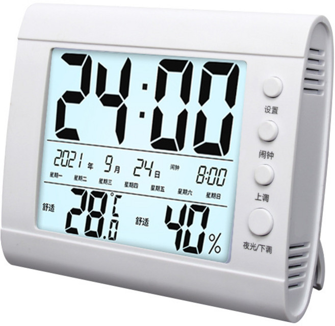 바나나피플 스마트 시계 방수 온습도계, 1개, 02 609 화이트