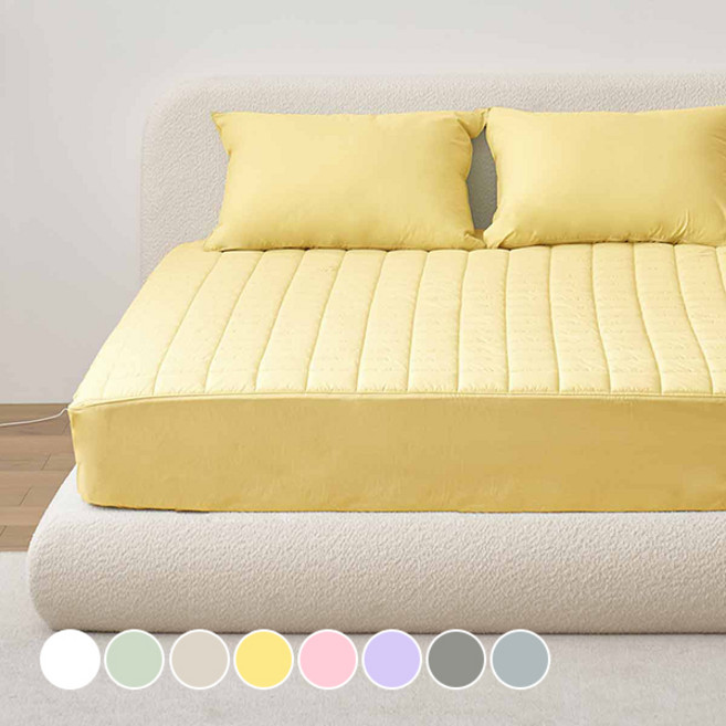 아망떼 수퍼코튼 60수 고밀도 면 누빔매트 커버