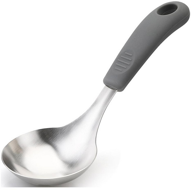 NONew 304不鏽鋼迷你湯勺 灰色, 1個