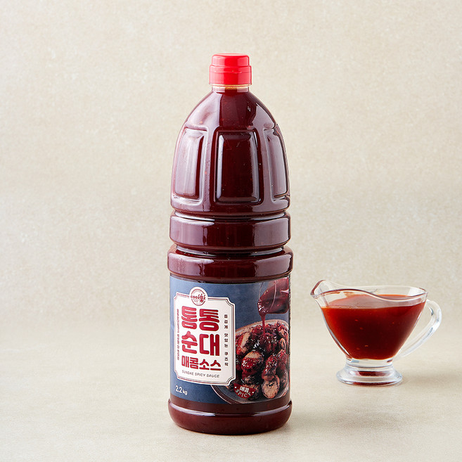 쿠즈락 통통 순대강정 소스 매콤한맛, 2.2kg, 1개